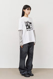 Grunge Rock Layered Longsleeve