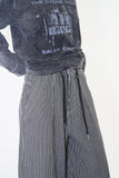 More stripe balloon pants