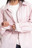 Pint stripe over fit shirt