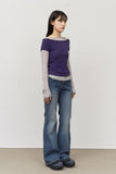(W) Mu Lowrise Bootscut Denim