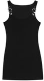 Touch buckle short one piece