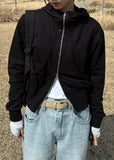CURVE 2WAY HOOD ZIP UP