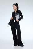 PRTN)Ribbed banding pants