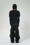 (M) PANEL LAYERED TEE