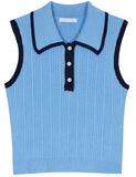 Caro Two-Tone Sweater Vest