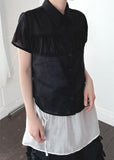 SEER SHIRRING HALF SH