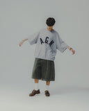 Applique Raglan Half Sweat Shirt