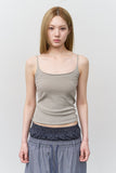 (W) Mono Slip Knit Sleeveless
