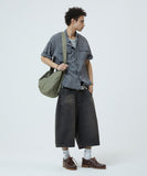 ROLL-UP CHECK HALF SHIRT