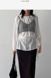 Fuse String Loose Fit Blouse