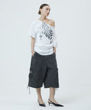GROOVY ONE SHOULDER TEE