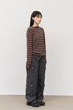 Flat Cargo Washed Pants