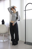 Martin incision black jeans