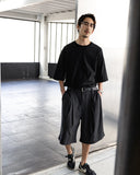 Double Tuck Half Slacks