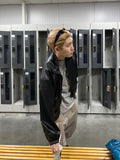Vegan Leather Two-Way Jacket