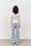(W) Ball Dot Top