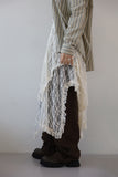 Lace layered skirt