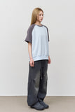 Purin Color Raglan Top