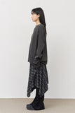 (W) Frin Unbalance Skirt