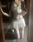 Sarah Lace Low-Waist Skirt