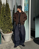Giwoo Curved Denim Pants