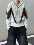 Rider High-Neck Knit Zip-Up