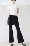 Loose Pocket Layered Pants