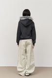 (W) Miko Fur Zip Hoodie