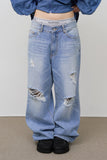 Delta Washed Damage Denim