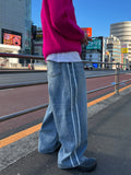 Track Line Wide Denim