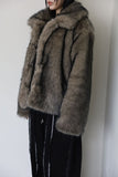 Berlin over fur jacket