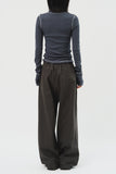 (W) Round Pocket Pants