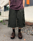 Multi Cargo Pocket Bermuda Pants