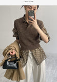 Dot See-Through Loose-Fit Shirt