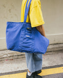 Washed Embroidered Tote Bag