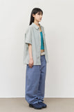 Roha Striped Half Shirt