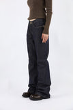 D-ring parts bootcut denim