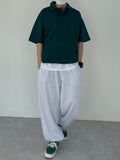 Wide Juri Banding Jogger Pants