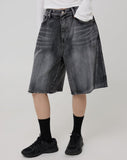 Ecru washed shorts