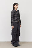 (W) Calm Checked Shirt
