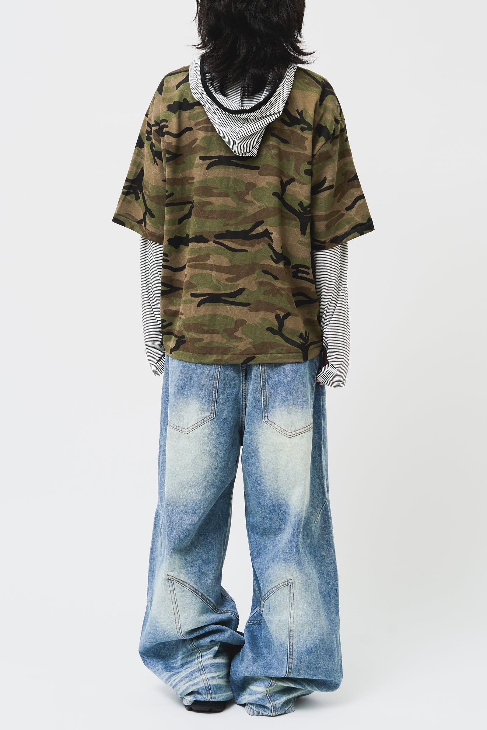 【HI FI FNK】Turn Over Wide Denim HI FI FNK(ハイファイファンク) - ターンオーバーワイドデニム