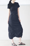 Celine shirring long skirt