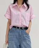 Lina Crop Short Sleeve Shirt