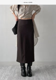Basic Pencil Long Skirt