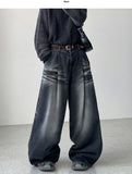Hirai Black Maxi Wide Denim