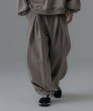 Valley Tuck Washed Sweat Balloon Pants