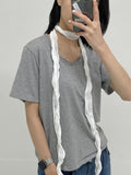 Wrinkle Chiffon Long Muffler