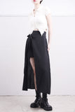 Muse Strap Slit Wrap Skirt