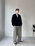 Pleat Wide Sweat Pants