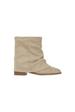 Lisia shirring ankle boots